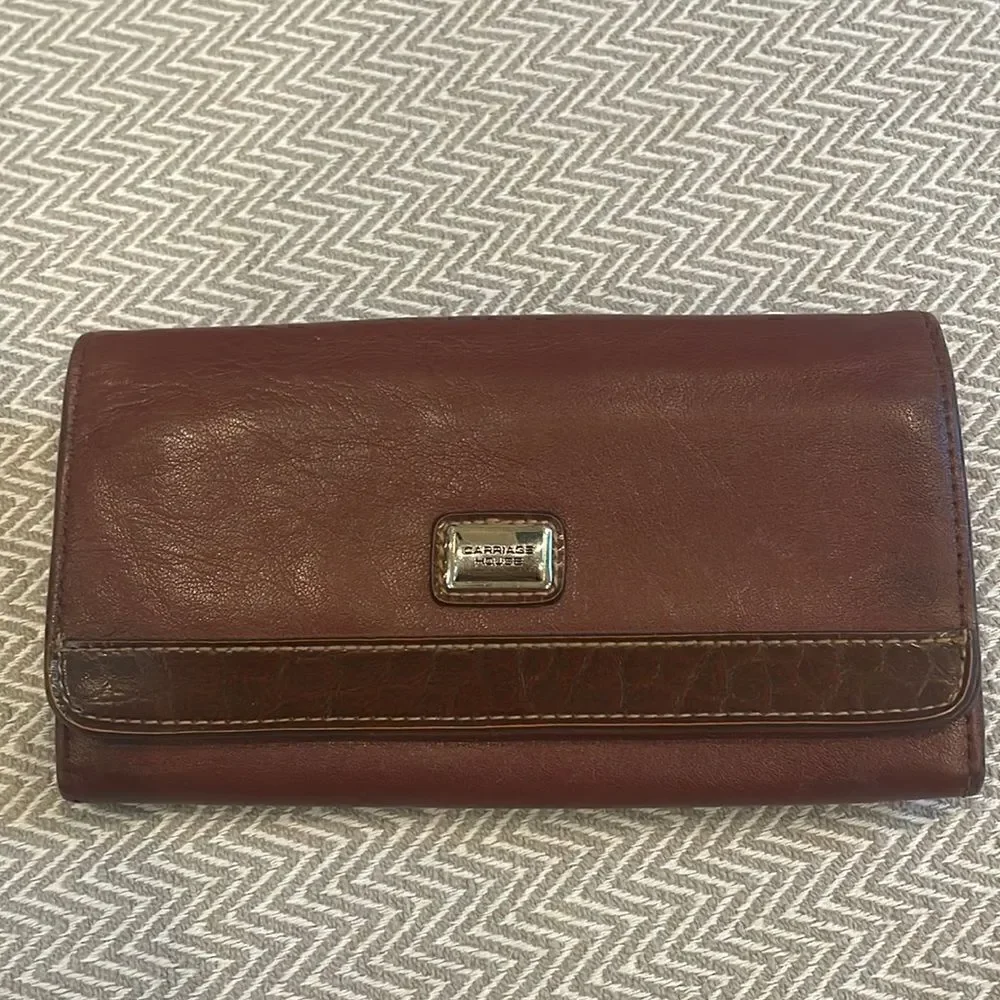 Carriage House Vintage Soft Leather Large Wallet